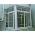 Double Hung Vinyl Vertical Sliding Window with Grils
